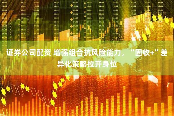 证券公司配资 增强组合抗风险能力，“固收+”差异化策略拉开身位